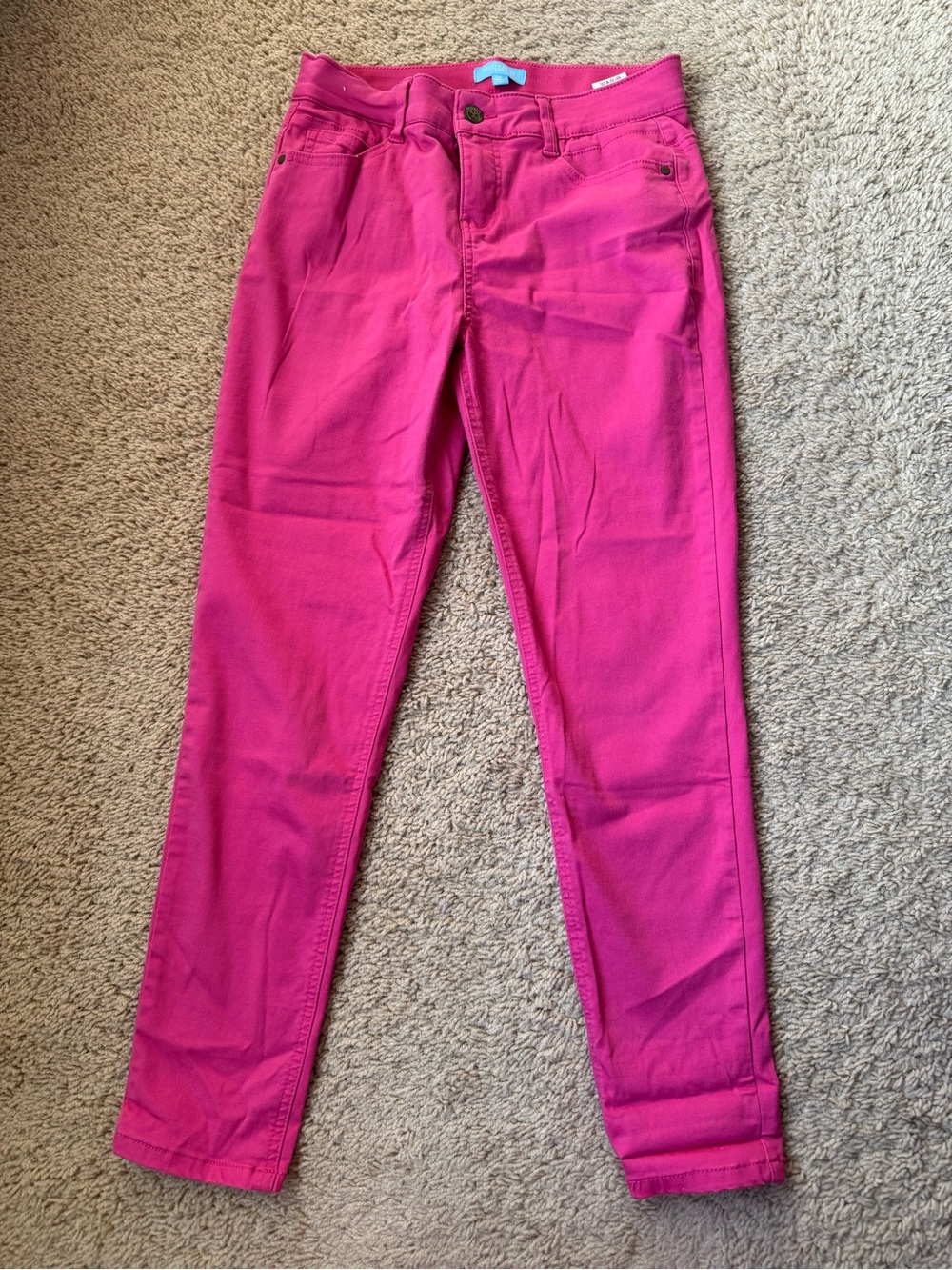 Draper James Pink Stretch Skinny Jeans